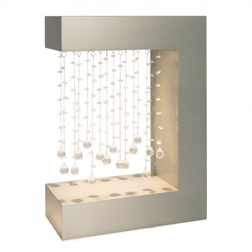 Abajur Cristais Madeira 60x37x18 Accord