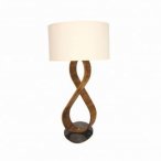 Abajur Cilíndrico Infinito Madeira 74x40 Accord