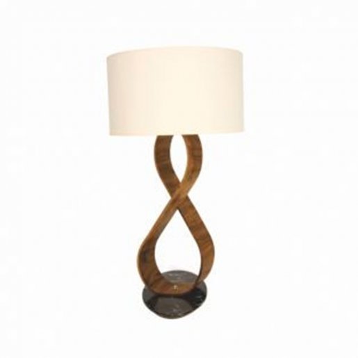 Abajur Cilíndrico Infinito Madeira 74x40 Accord